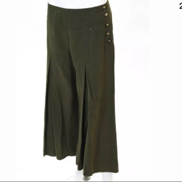 Anthropologie Elevenses Wide Leg Flow Cropped Pant - Picture 1 of 4
